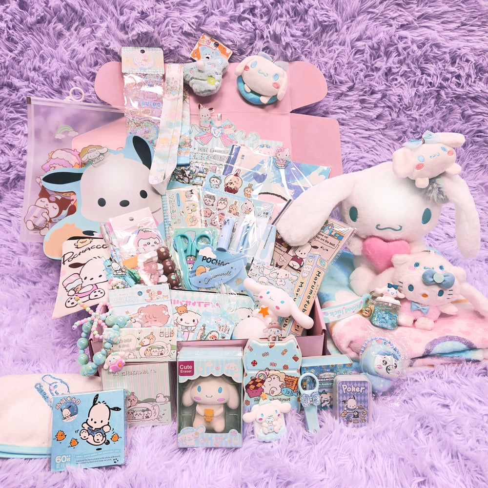 BLUE Kawaii Mystery Scoop Box - PreMade