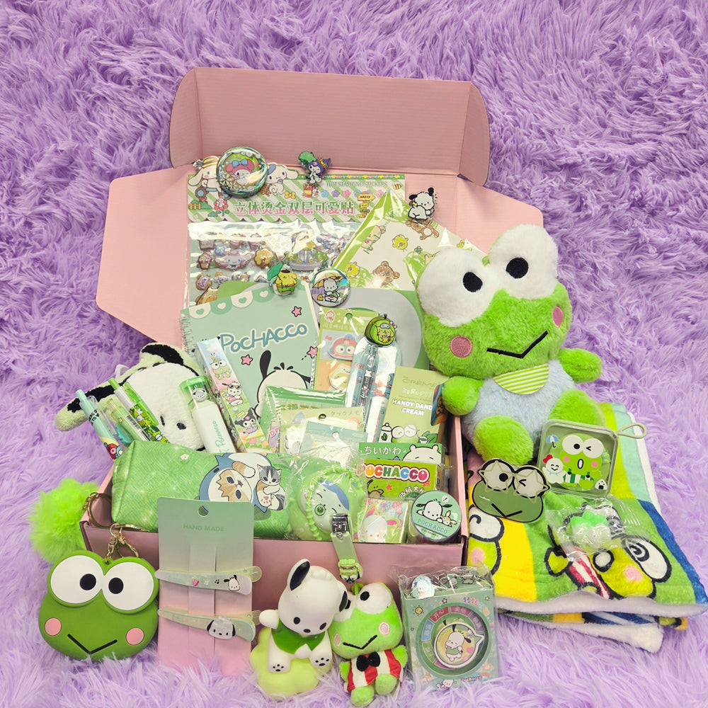 GREEN Kawaii Mystery Scoop Box - PreMade